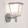Suri Windsor Solar LED Outdoor Wall Light - Silver