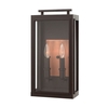 Sutcliffe 2 Light Half Lantern Outdoor Wall Light - Oil Rubbed Bronze