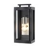 Sutcliffe Half Lantern Outdoor Wall Light - Aged Zinc