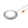 Tagra Syndeo 1.5W 12V Warm White Recessed Puck Light - Silver