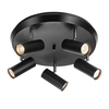 Torino 5 Light Spotlight Plate - Black