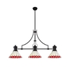 Travis Bar Ceiling Pendant Light - Matt Black