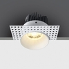 Trimless 7W Warm White LED Fixed Downlight - White
