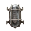 Uber Lamp Looe Oval Outdoor Wall Light - Nickel