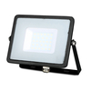 V-Tac 30W Warm White Samsung Chip LED Floodlight - Black