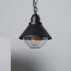 Valera Pendant Porch Lantern - Black