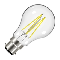 Value 6.2W Warm White LED Decorative Filament GLS Bulb - Bayonet Cap