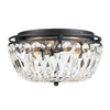 Vasa Flush Ceiling Light - Black