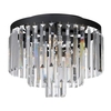 Ventimiglia Large Flush Ceiling Light - Black