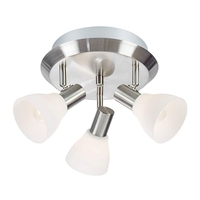 Vero 3 Light Spotlight Plate - Steel