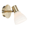 Vero Single Spotlight with Plug - Antique Brass