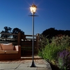 Victoriana 365 Solar LED Lamp Post - Black