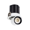 Warm White Sanaqi Round 12W LED Adjustable Downlight with Lifud Driver - 75x75mm Cut-Out - White