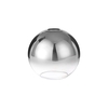 Zephyr Glass Ceiling Pendant Shade - Smoked Glass