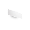 Zig Zag LED Flush Wall Light - White