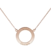 9ct Rose Gold Plated Personalised Ring Pendant