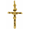 9ct Solid Yellow Gold Crucifix Pendant