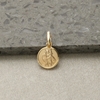 9ct Yellow Gold 8mm St Christopher Pendant With Optional Engraving and Chain