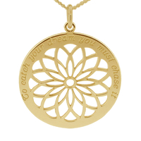 9ct Yellow Gold Dream Catcher Necklace