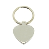 Mirror Polished Heart Keyring With Optional Engraving