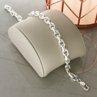 Sterling Silver 6mm DC Belcher Bracelet