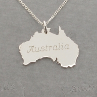 Sterling Silver Australia Pendant