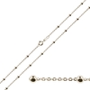 Sterling Silver Bead Ball & Trace Chain