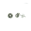 Sterling Silver Knot Stud Earrings