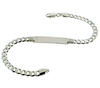 Sterling Silver Ladies ID Bracelet With Optional Engraving