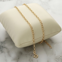Yellow Gold 2.6mm Hollow Diamond Cut Belcher Chain