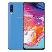 SIM Free Samsung A70 128GB Mobile Phone Unlocked - Blue - Brand New