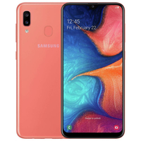 SIM Free Samsung Galaxy A20E 32GB Mobile Phone – Coral / Orange - Unlocked