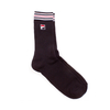 Fila Black Calza Vintage Socks - 6-8