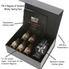 The Five Regions of Scotland Whisky Tasting Gift Set with Glencairn Whisky Glass - 5 x 3cl Single Malt Whisky Gift with Online Video Link 42%