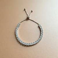 Camillia Silver Half Tennis Bracelet