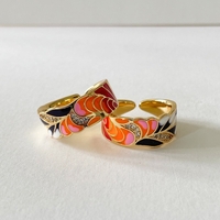 Cerelia Adjustable Enamel Ring