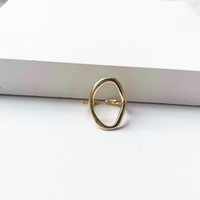 Diana Gold Hollow Cut Out Ring