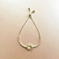 Luna Adjustable Moon And Star Bracelet