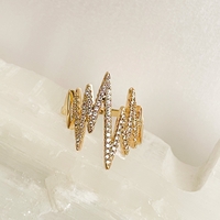 Neela Diamante Lightening Ring