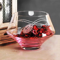 Dartington Crystal 40th Ruby Wedding Anniversary Bowl