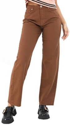 Pale Brown Straight Leg Denim
Jeans