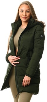 Surplus Goods Olive Faux Fur
Hooded Puffer Coat