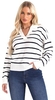White / Black Submarinea Stripe Knit Top