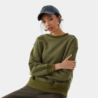 Oversized Sweatshirt-Olive
Green