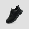 FitVille Women's Fearless
Athletic Safety Toe Sneakers, 
Black / 9