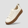 FiVille Women Extra Wide
Canvas Sneakers Casual Shoes
for Wide Feet and Plus Size, 
White / 6.5