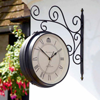 Dual Sided Clock/Barometer