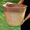 Glazed Ceramic Effect Planter - Large