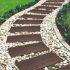 UK Stepping Stone Railroad Earth 25 x 6cm