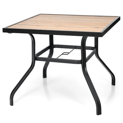 90 cm Square Patio Dining
Table with Powder-Coated Steel
Frame